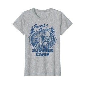 Star Wars Ewoks Endor Forest Summer Camp Top T-Shirt M
